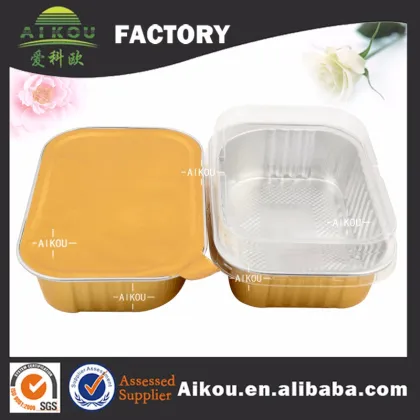 Healthy vacuum long time food storage disposable frozen food tray