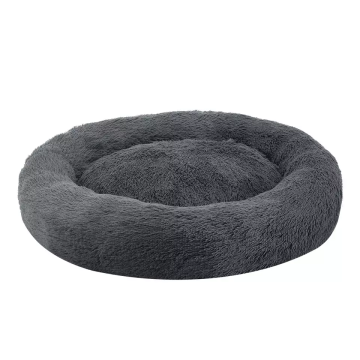 Plush Donut Calming Dog & Cat Bed