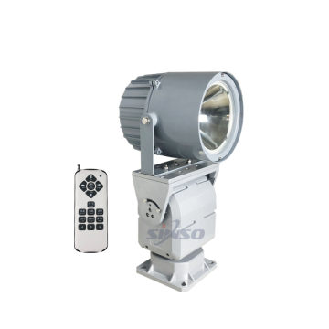 سبيكة الألومنيوم اللاسلكي اللاسلكي التحكم البحري LED Searchlight ، 24V 150W ، IP66
