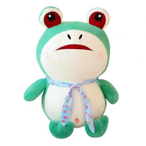 Doll frog suit green cute frog plush toy