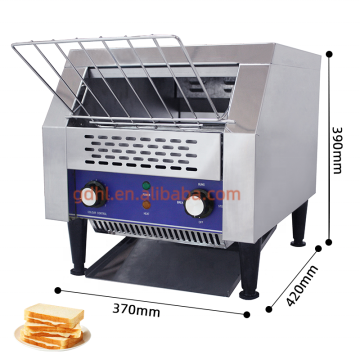 Electric Automatic Bread Conveyor Belt Toaster for Restaurants and Commercial Use