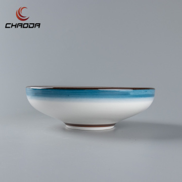 Nordic Style Large Ceramic Bowl Set for Home - Porcelain Breakfast and Dinner Bowls