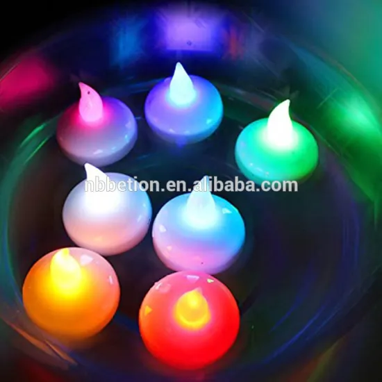 led flameless candles led color changing floating tealight candles led colorful floating candles