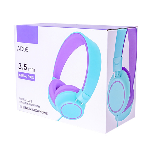 for student and kids 3.5mm wired music headphone