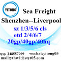 Shenzhen mare spedizione spedizioniere a Liverpool