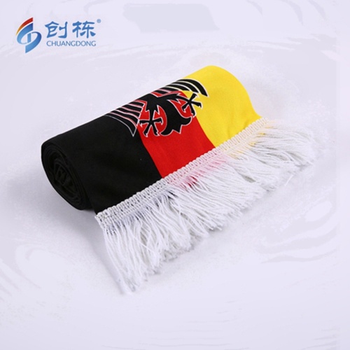 Euro Cup Germany knitting polyester scarf