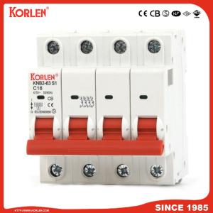 Miniature Circuit Breaker 3KA 63A SEMKO KNB2-63 4P