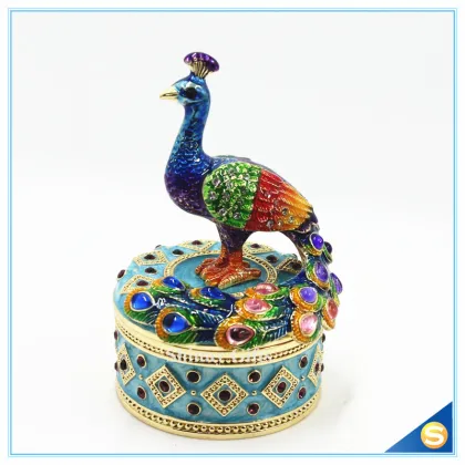 Wedding Gift Decorative Phoenix Jewelry Box Trinket Box Storage Box