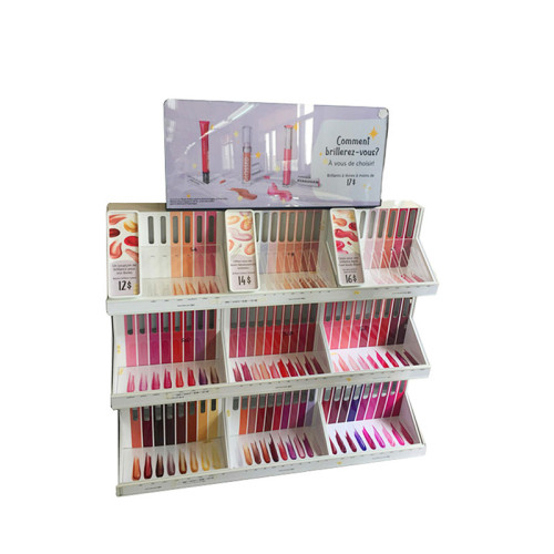 Metall Display Kosmetik Regal Rack Skincare Retail Display