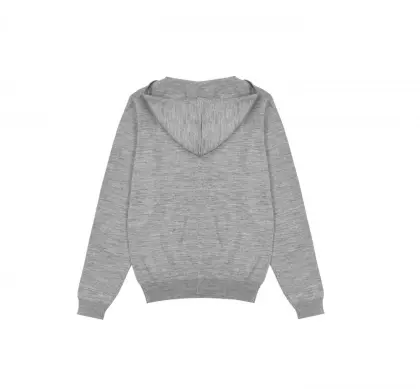 Men`s Basic Knitted Full Zip Hoodie