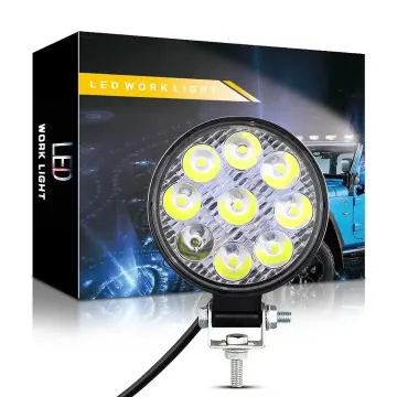 Round Shape 27W LED Work Light Bar for Off-Road Driving