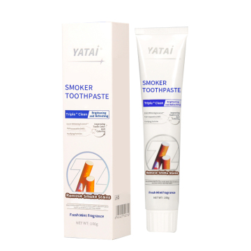 Custom Private Label Anti Plaque Whitening Toothpaste with Silica and Fluoride