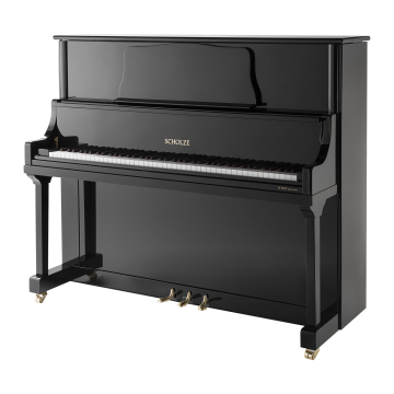 PETROF·SCHOLZE NS-6D Upright Piano Black Polished Professional Performance 126cm European PETROF Craft Professional Acoustic
