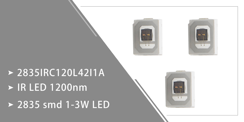 2835IRC120L42I1A 3W IR 1200nm High Power LED 2835 SMT