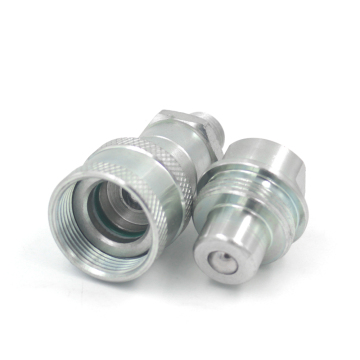 KZE-B 1/4" NPT Female and Male Threaded Spin-On Hydraulic Quick Couplers for Torque Wrenches: High Pressure Solutions