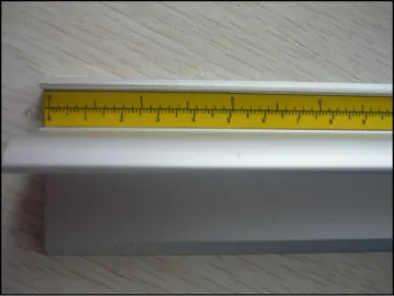 Weldon stainless steel scale ruler