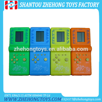 Solid Color Handheld Game Players Tetris E9999-1 Brick Game