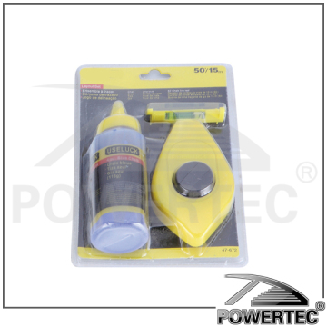 POWERTEC 3PCS Chalk Line Reel Kit, Hand Tools