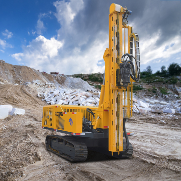 Hydraulic Solar Drilling Machine with Diesel Powered Screw Pile Driver (600kg-650kg, 2m-6m)