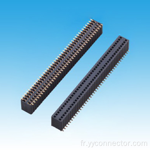 1,27 × 2,54 mm H5.7 mm Connecteur d'en-tête féminin SMT SMT SMT