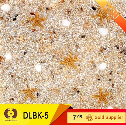 Pebble stone with Shell and resin mixed Natural stone for Decoration tile (DLBK-5)