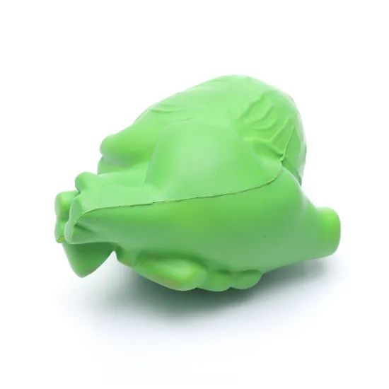 Green Heart Foam Stress Ball - Promotional Gift