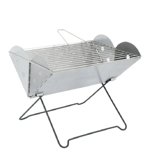 China Charcoal Fire Pit Smoker Rotisserie Bbq Smokeless Foldable Grilling Portable Outdoor Folding  bbq grills outdoor