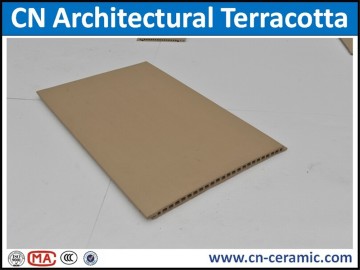 Terracotta cladding with natural surface effects