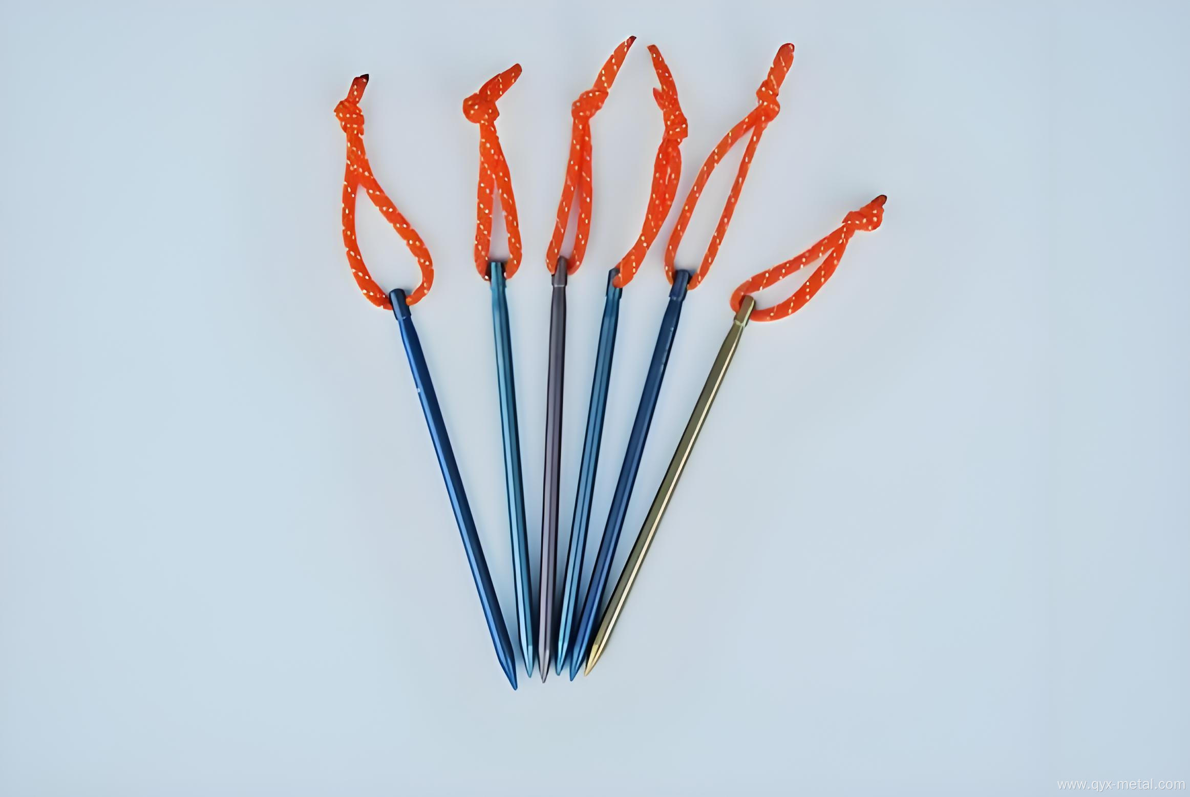 Ultralight High Quality Titanium Alloy Camping Tent Pegs