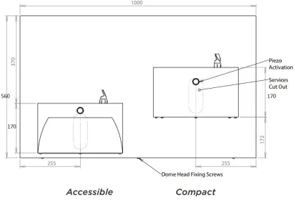 Bi-level ADA drinking fountains