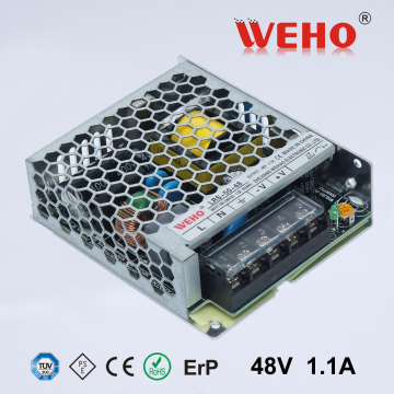 WeHo New product Cooling Aluminum shell led driver led power supply 50w 48v