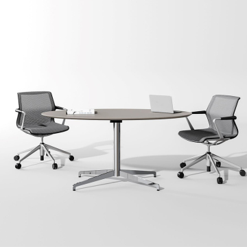 Modern High End Oval Conference Table for 4 People