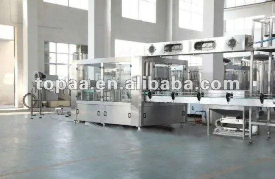 Juice or tea beverage hot filling machine