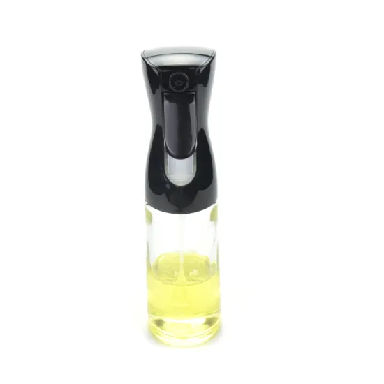 empty food kitchen 150ml 200ml plastic glass spray body oil bottles