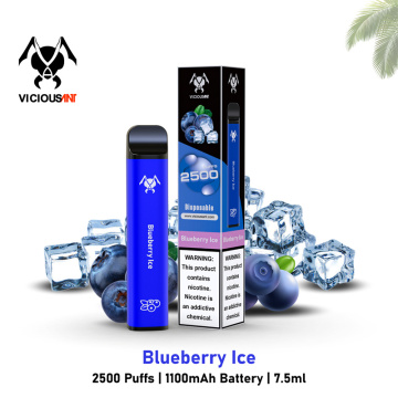Disposable Vape Pen Vicious 2500puffs