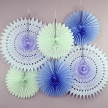 Popular Decorative Tissue Paper Honeycomb Fan