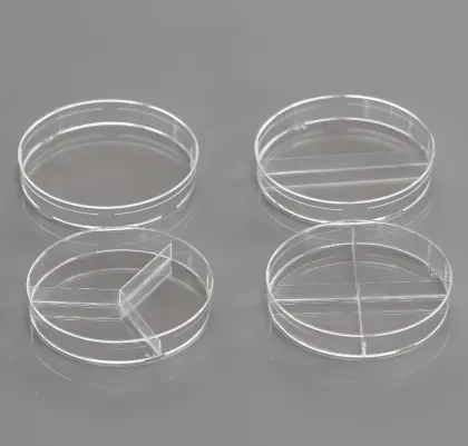 90mm Petri Dishes 3 compartments