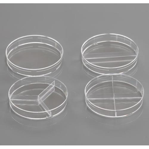 90mm Petri Dishes 3 διαμερίσματα