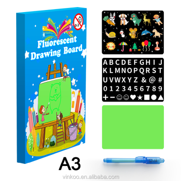 Tablero de dibujo luminoso de Suron Magic Fluorescente