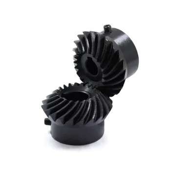 Custom Spiral Bevel Helical Gear 1:1 Ratio 90 Degree Transmission - Wholesale Price