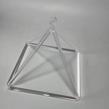 Wholesale 99.99% Pure Sound Crystal Quartz Pyramid Frosted Glass with Round Bowl Pattern - Direct From China