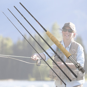 Super Light 9ft Carbon Blank Fly Fishing Rods 3/4-8wt In Stock Wholesale