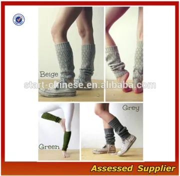 New Famous Custom Thick Knit Girls' Leg Warmers