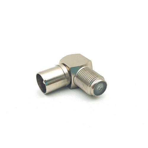 TV Coaxial Plug to F Female Connector Adaptor