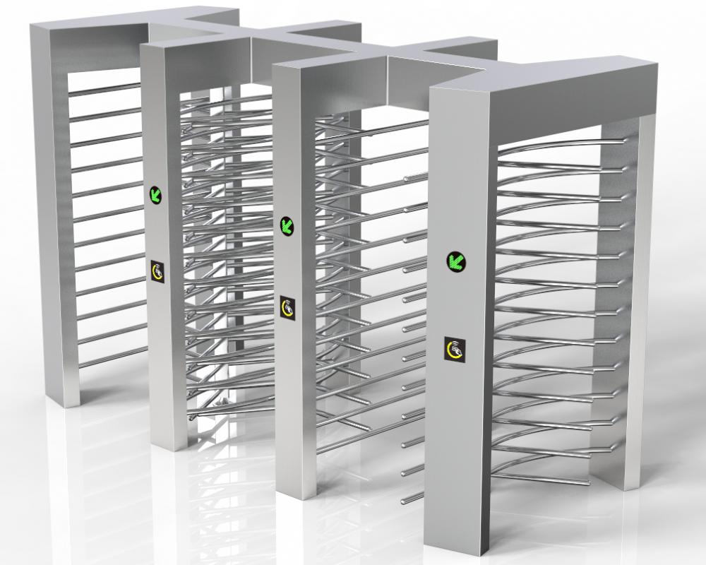 Security Access Control Full Height Turnstile Gate