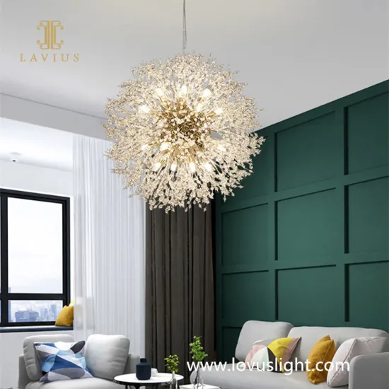Sun bouquet ball shape chandelier Hotel banquet hall function room chandelier Villa living room modern personality chandelier
