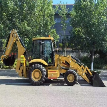 รถตักล้อขนาดเล็กที่มีความจุถัง 1 m³ราคาถูก 8 ตันถึง 10 ตันรถขุด backhoe