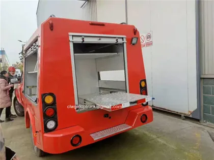 Dongfeng double cab pickup food cart