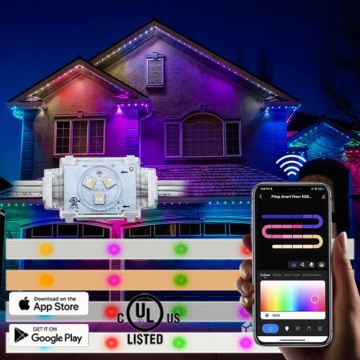 RGB LED Point Lights مع مسار الألمنيوم لزخارف عيد الميلاد في الهواء الطلق DC48V أضواء قنديل البحر