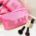 Custom Women Girls Travel Toiletry Makeup Cosmetic Bag